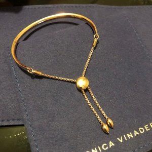 Monica Vinader Rose Gold Fiji Bracelet